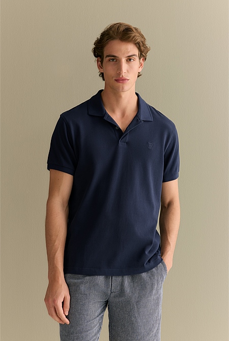 Classic Pique Monogram Polo