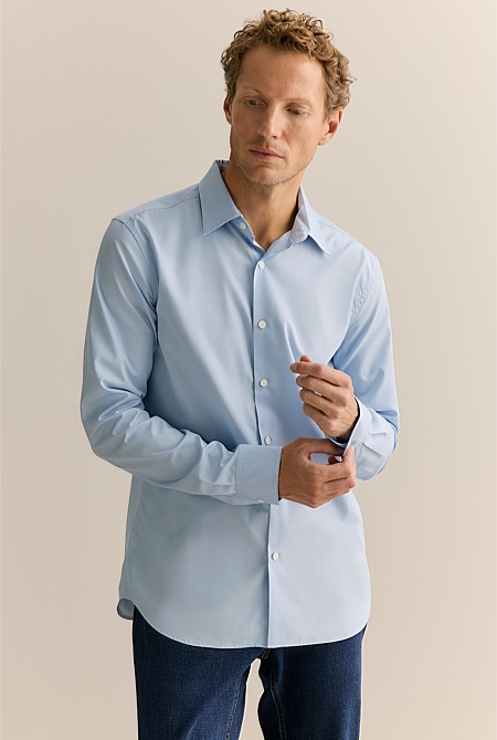 Tailored Fit Poplin Smart Shirt