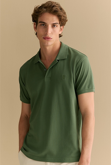 Classic Pique Monogram Polo