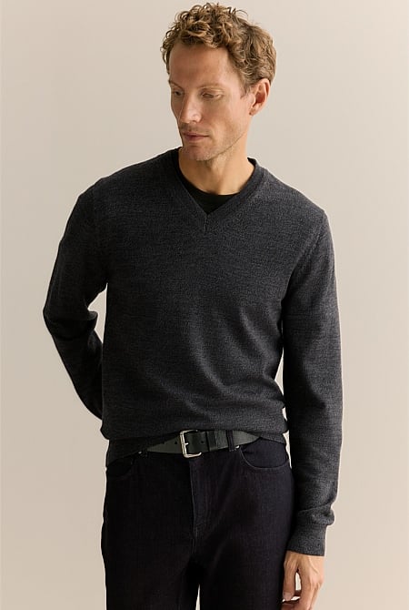 Australian Merino V Neck