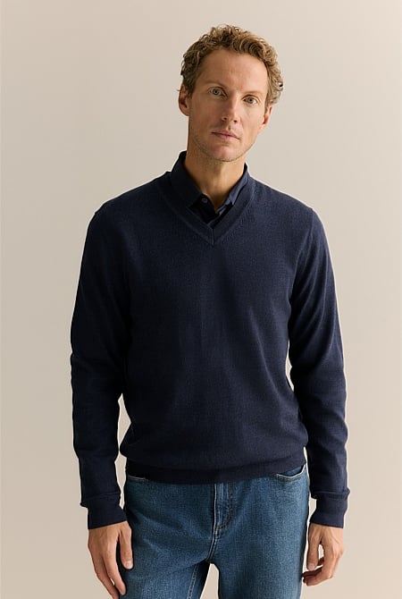 Australian Merino V Neck