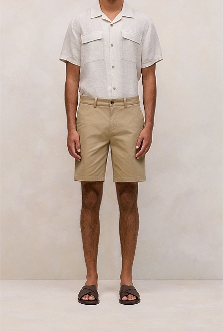 Cotton Twill Chino Short