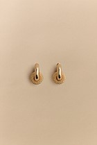 Rava Drop Hoop Earrings