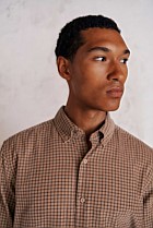 Regular Fit Cord Check Shirt