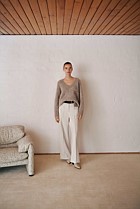 Ponte Tailored Wide Leg Pant