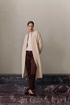 Brushed Alpaca Longline Cardigan