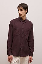 Brushed Cotton Melange Shirt
