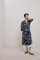 Iluna Spliced Shirt Dress