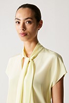 Silk Tie Neck Top