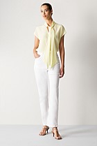 Silk Tie Neck Top