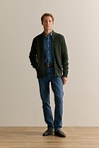 Relaxed Fit Mid Wash Jean