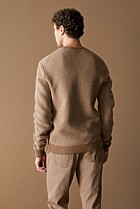 Merino Textured Stitch Crew