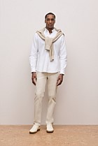 Regular Fit Cotton Monogram Oxford Shirt