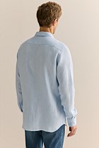 Tailored Fit Delave Linen Long Sleeved Shirt