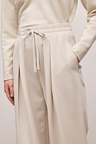 Ponte Drawcord Wide Leg Pant