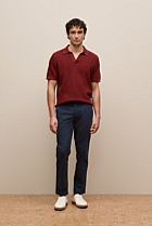 Cotton Texture Stitch Polo