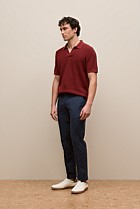 Cotton Texture Stitch Polo