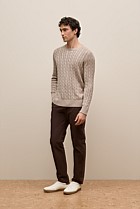 Linen Cotton Cable Crew