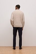 Merino Nep Half Zip Pullover