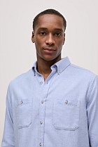 Brushed Cotton Melange Shirt