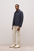 Mercerised Cotton Tipped Long Sleeve T-shirt