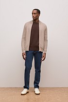 Cashmere Zip Through Knit