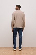 Cashmere Zip Through Knit
