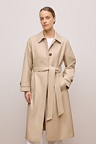 Double Cloth Longline Trench Coat