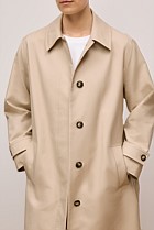 Double Cloth Longline Trench Coat