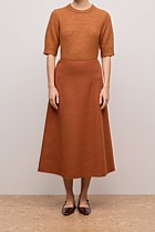 Double Faced Wool Skirt