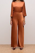 Satin Bias Cut Pant
