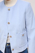 Italian Cord Button Front Jacket