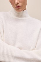 Alpaca Merino Blend Relaxed Mock Neck