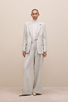 Italian Wool Blend Single Breasted Blazer