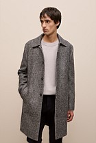 Italian Wool Blend Longline Coat