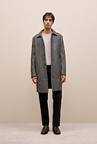 Italian Wool Blend Longline Coat