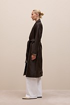 Leather Trench Coat