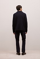 Merino Lapel Cardigan