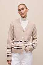 Merino Cashmere Fair Isle Cardigan