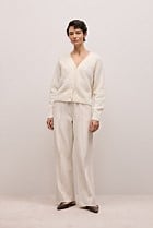 Pintucked Pull On Pant
