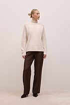 Pintucked Pull On Pant