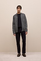 Merino Cable Detail Crew