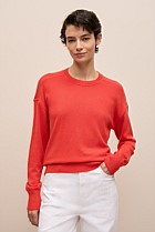 Merino Cashmere Forward Shoulder Seam Crew