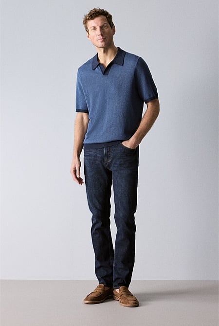 Slim Mid Wash Jean