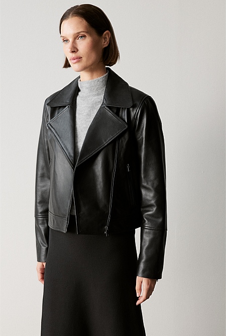 Leather Biker Jacket