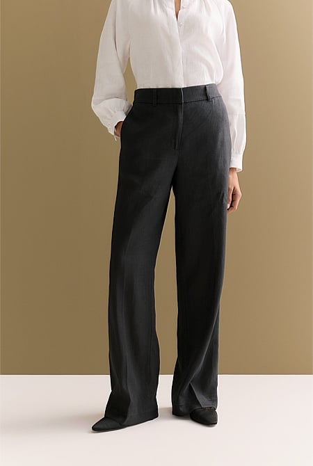 Linen Wide Leg Pant