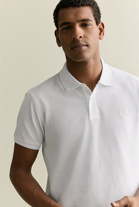 Classic Pique Monogram Polo