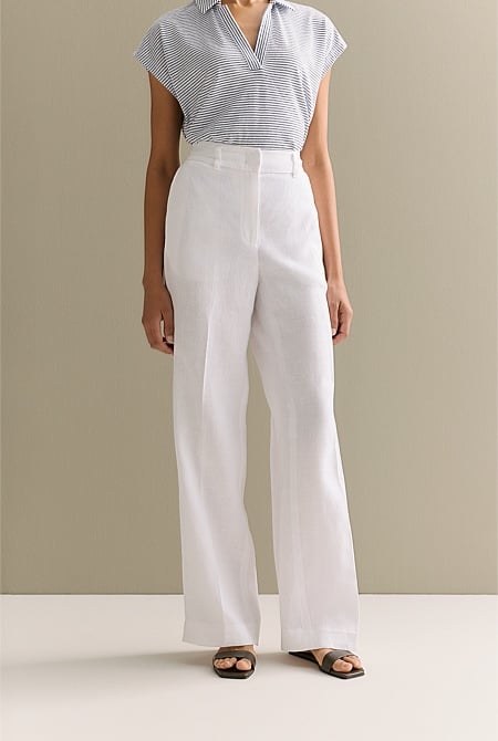 Linen Wide Leg Pant