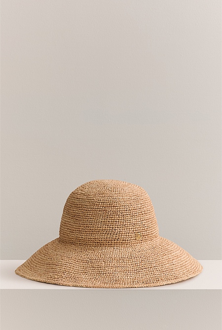 Audrey Raffia Sun Hat