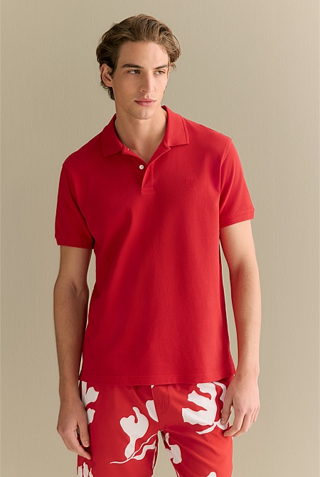 Classic Pique Monogram Polo